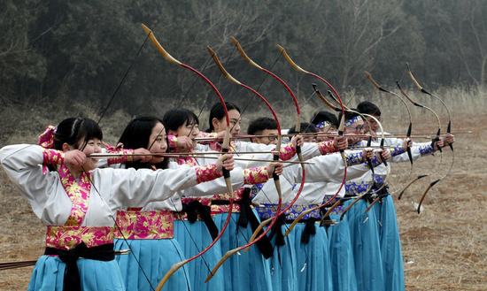 中华射艺体验活动中国武术博物馆2019年全国科普日体验活动